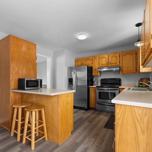 Remodeled kitchen